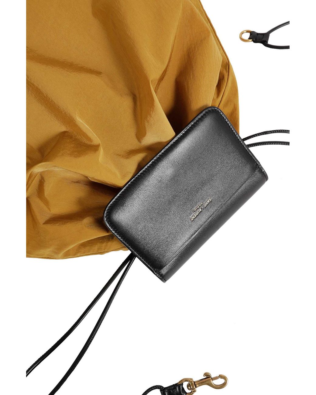 Saint Laurent Brown Foulard Folding Pouch for men