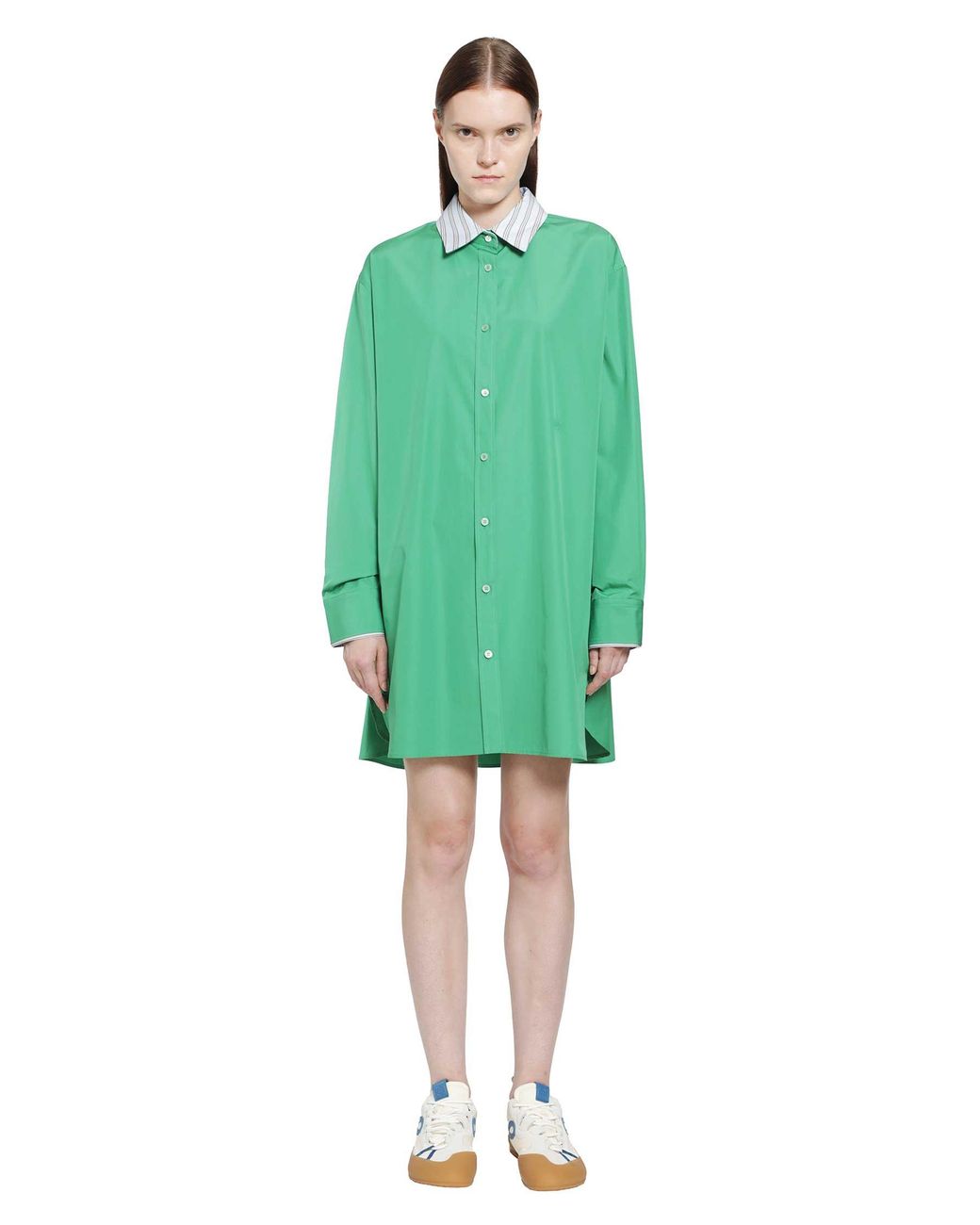 Loewe Green Shirt Dress