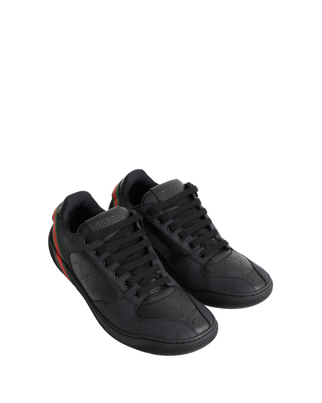 Gucci Black Screener Sneakers for men