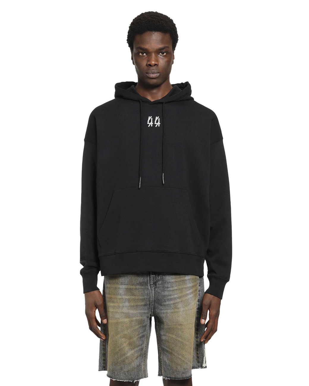 44 Label Group Black Classic 44 Hoodie for men
