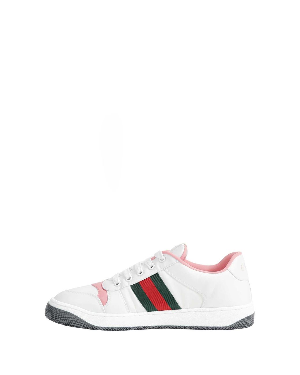 Gucci White Screener Sneakers