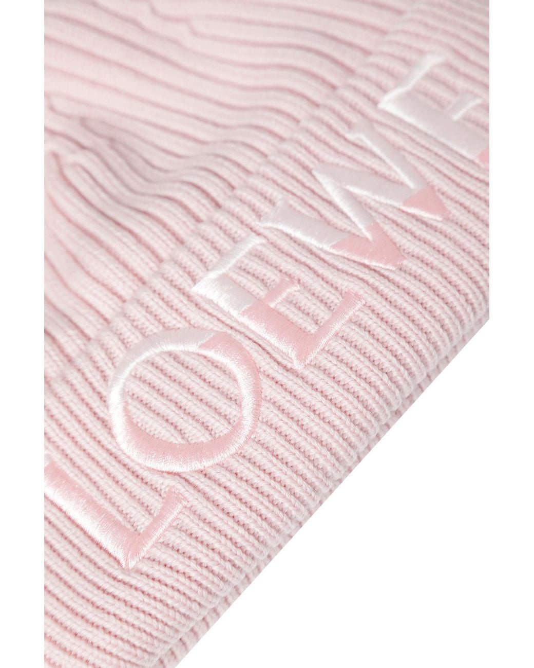 Loewe Pink Wool Beanie