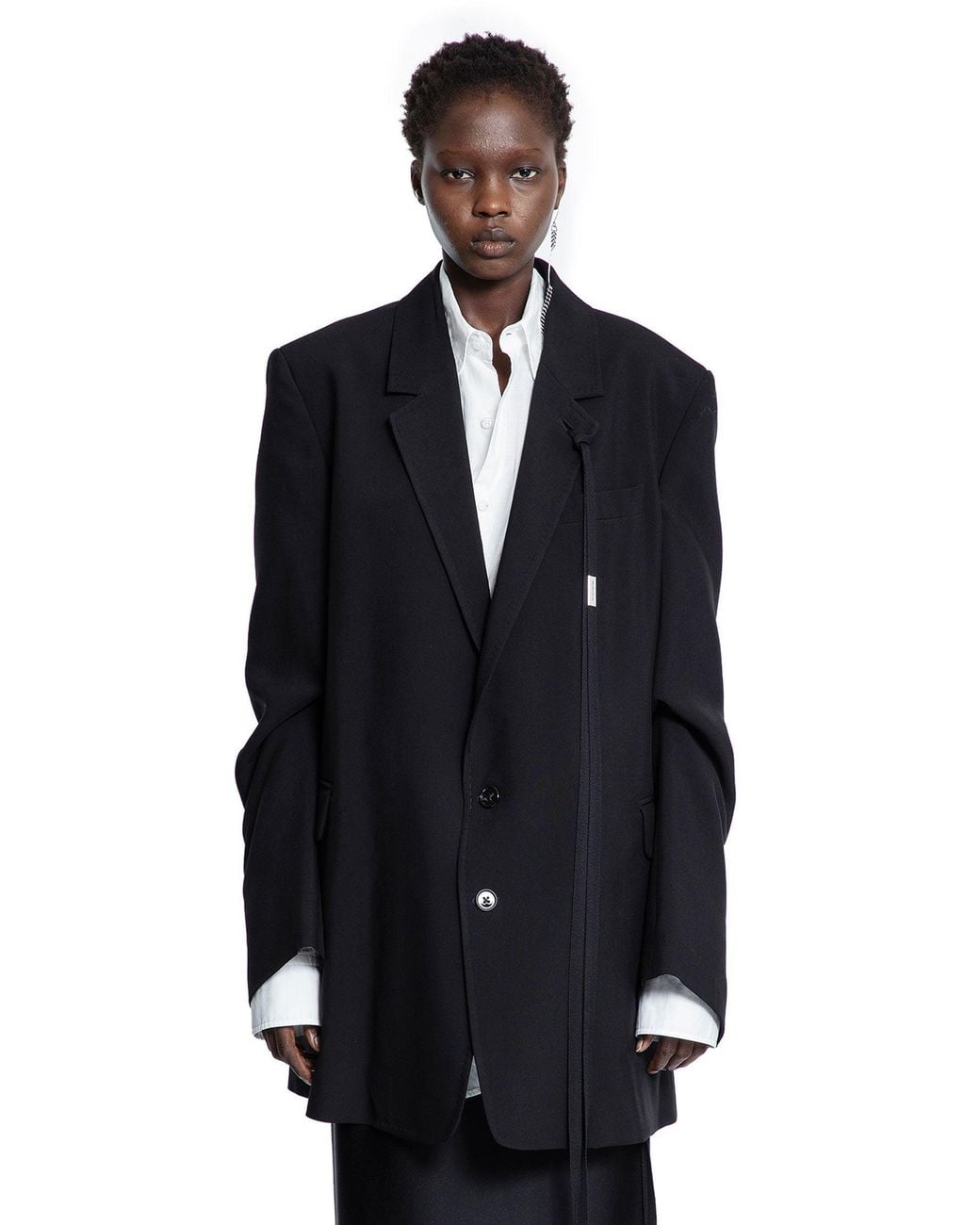 Ann Demeulemeester Blue Agnes High Comfort Tailored Blazer