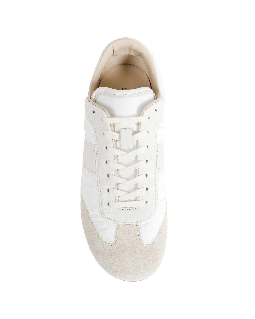 Lemaire White Suede Soft Runner Sneakers