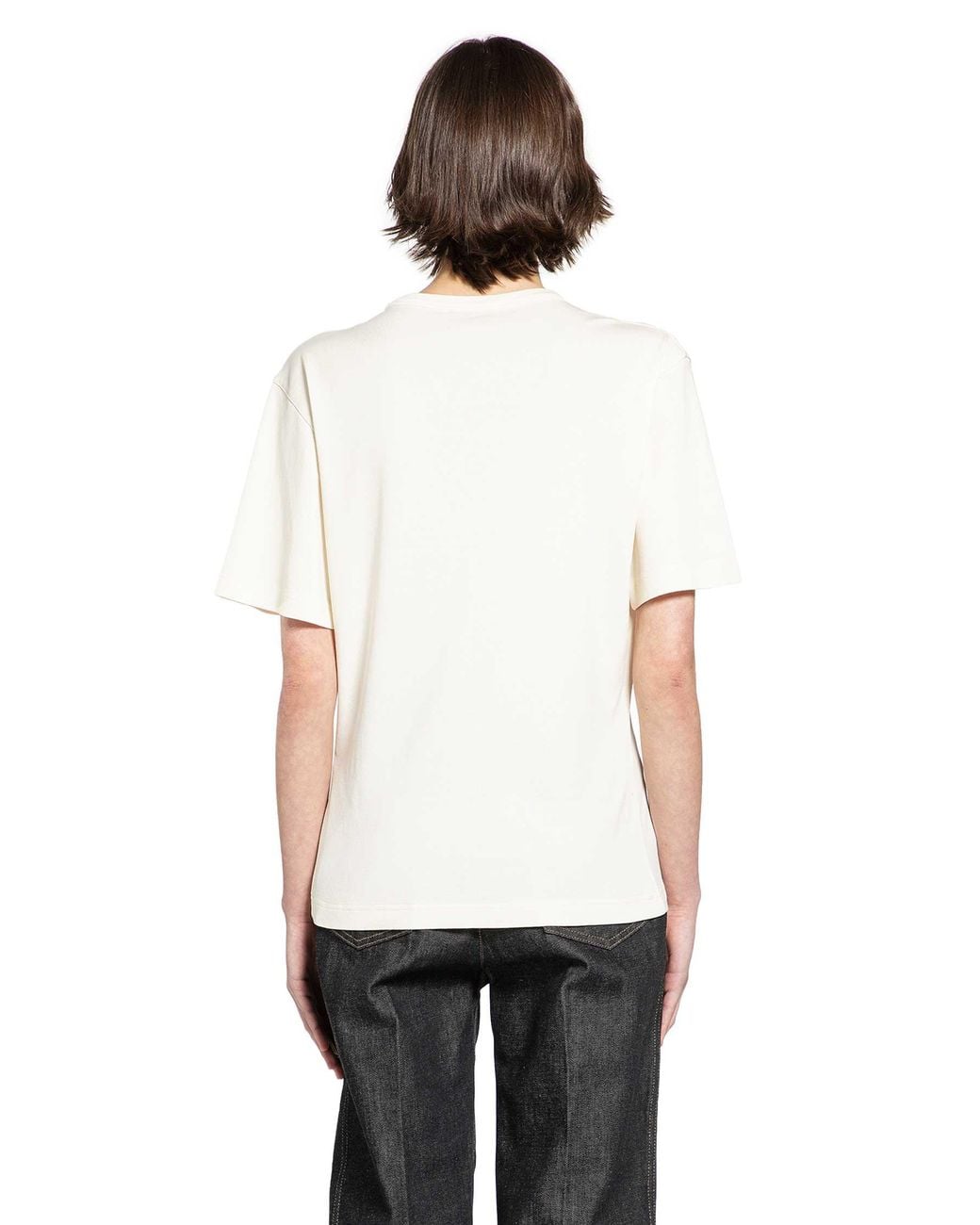 Lemaire White Rib T-Shirt