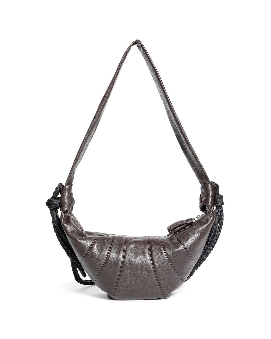 Lemaire Black Braid Medium Croissant Bag