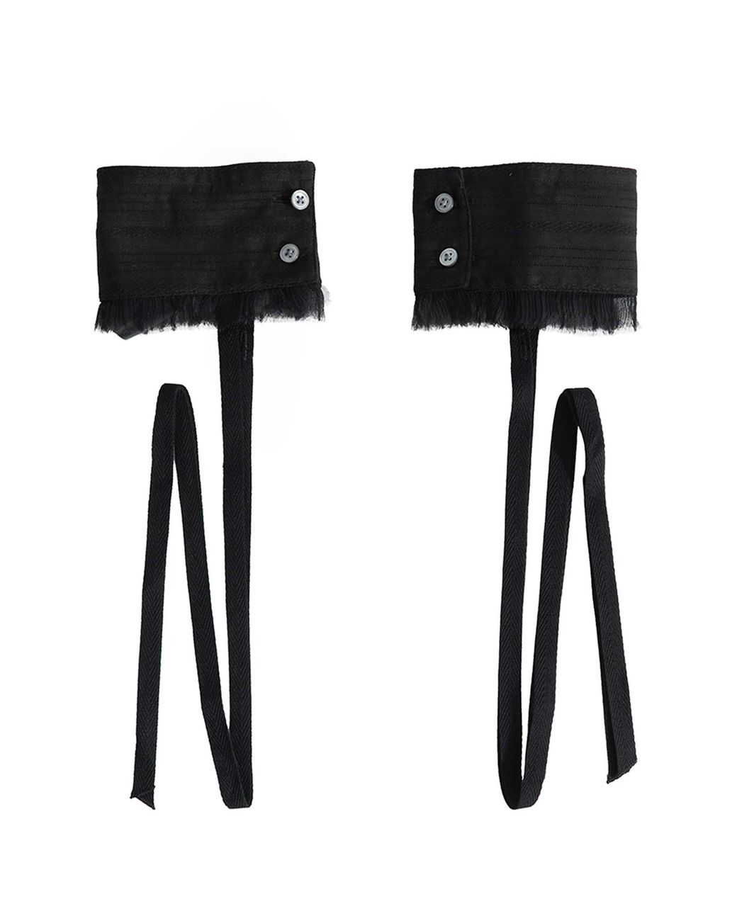 Ann Demeulemeester Black Dante Cuffs for men
