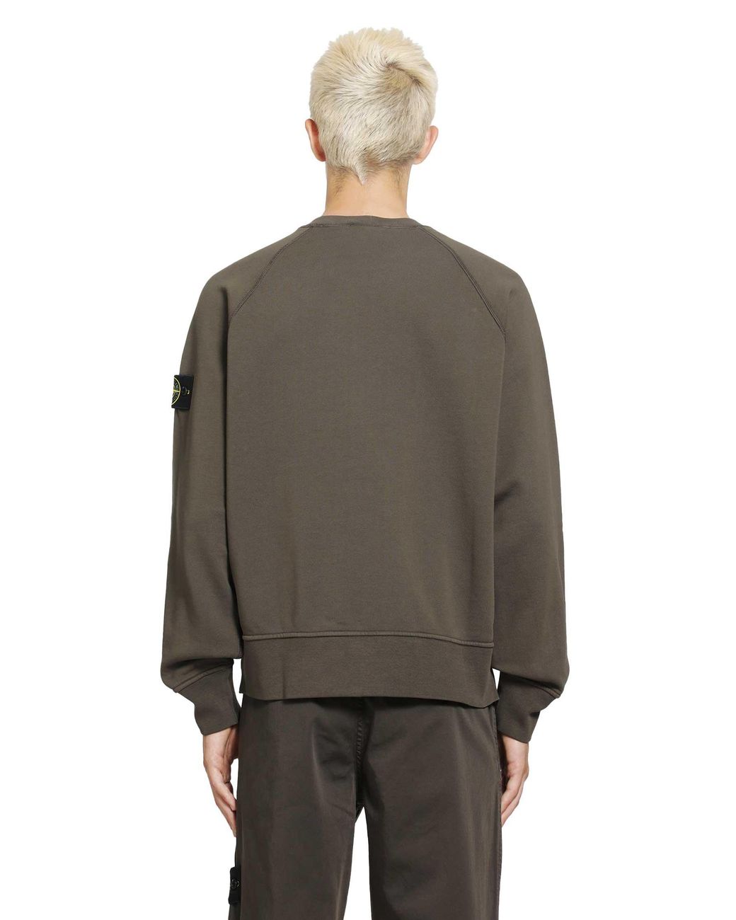 Stone Island Gray 6100008 Crewneck Sweatshirt for men