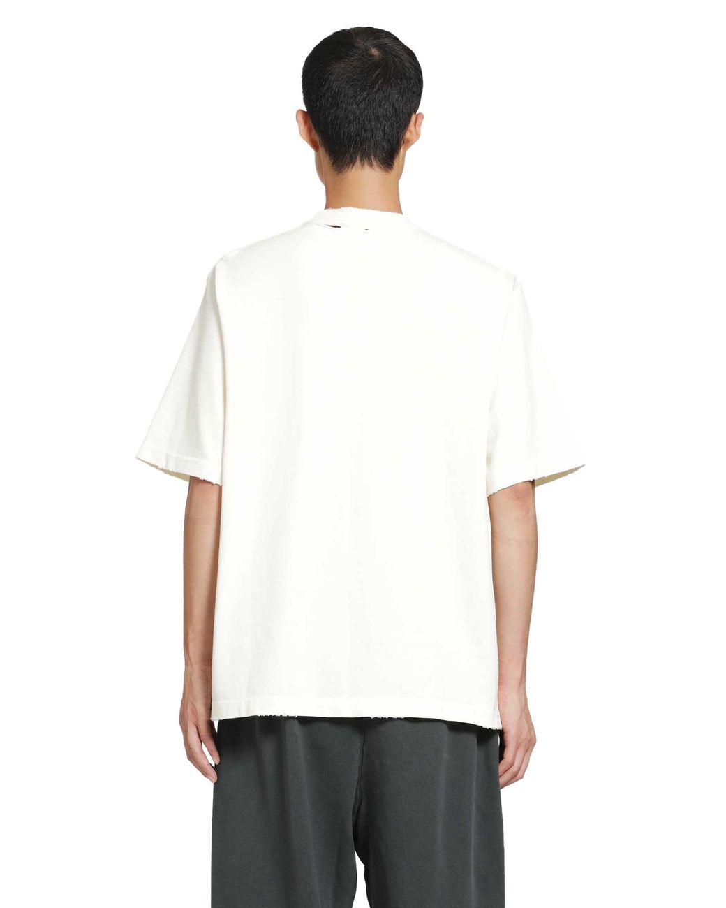 Willy Chavarria White Os Cuidame Madrecita Tee for men