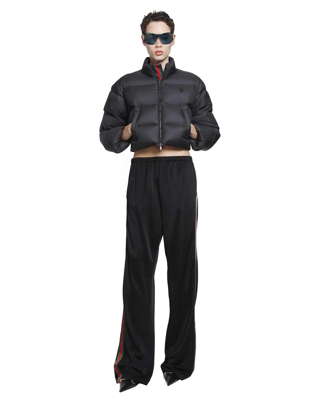 Gucci Black Padded Polyester Puffer Jacket