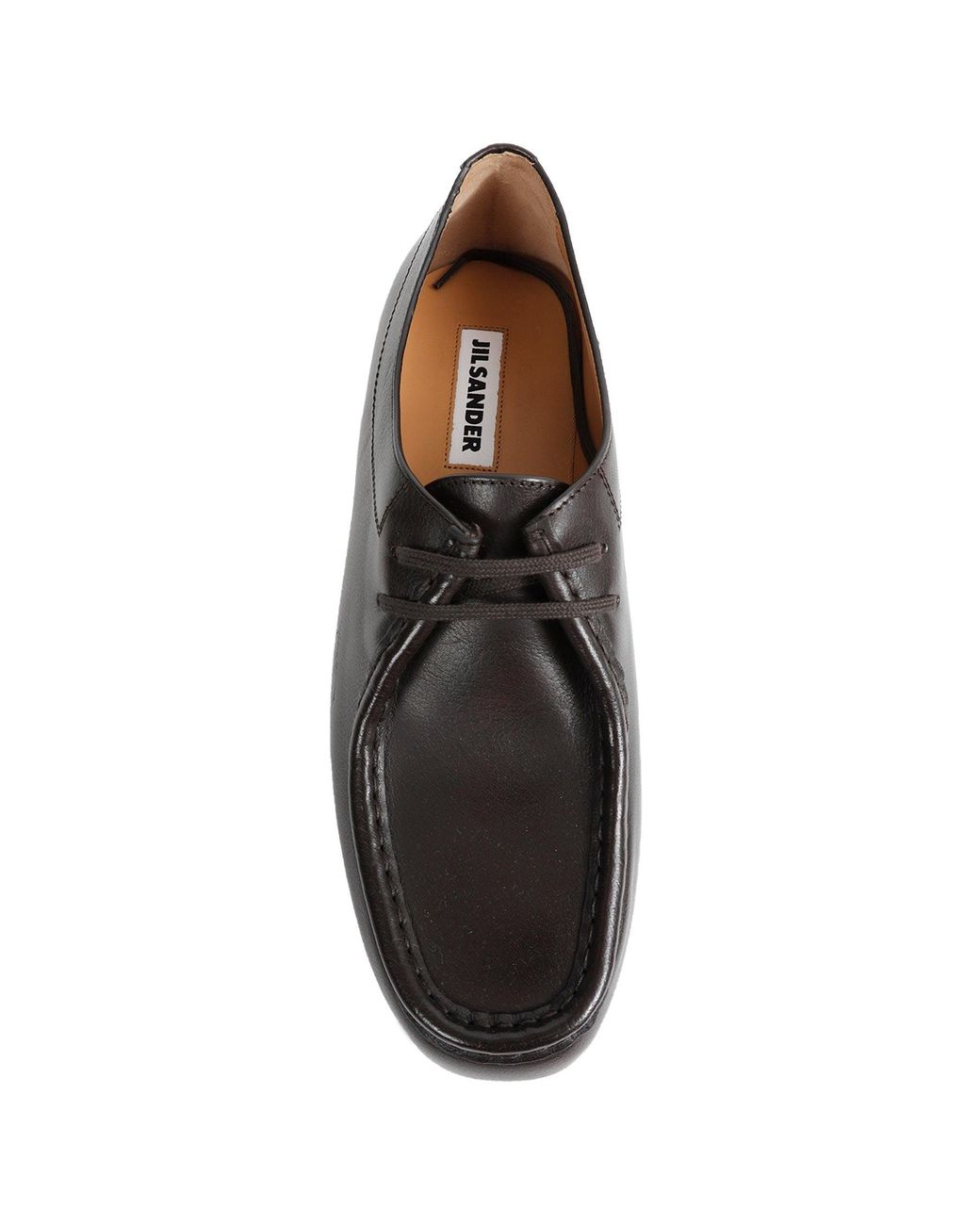 Jil Sander Black Hood Lace-Up Shoe for men