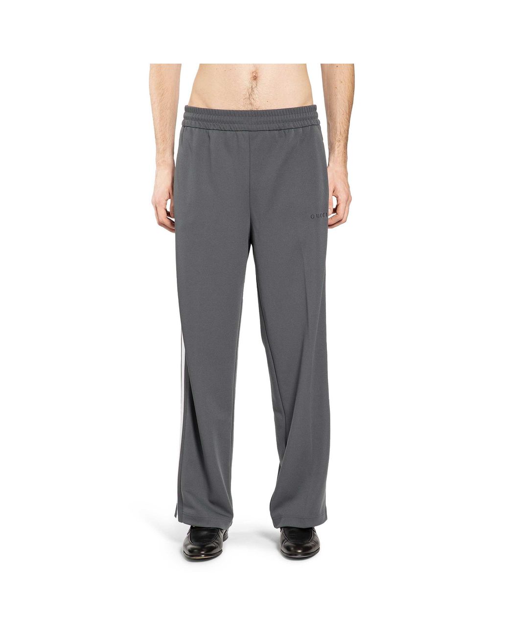 Gucci Gray Technical Jersey Track Pants for men