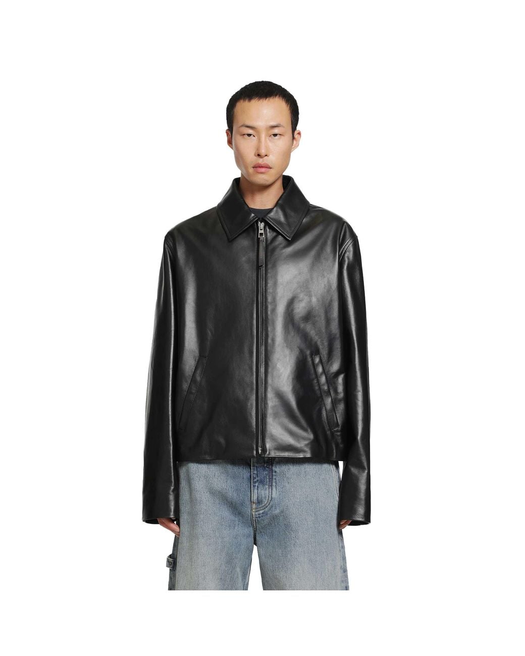Loewe Black Zip-Up Jacket for men