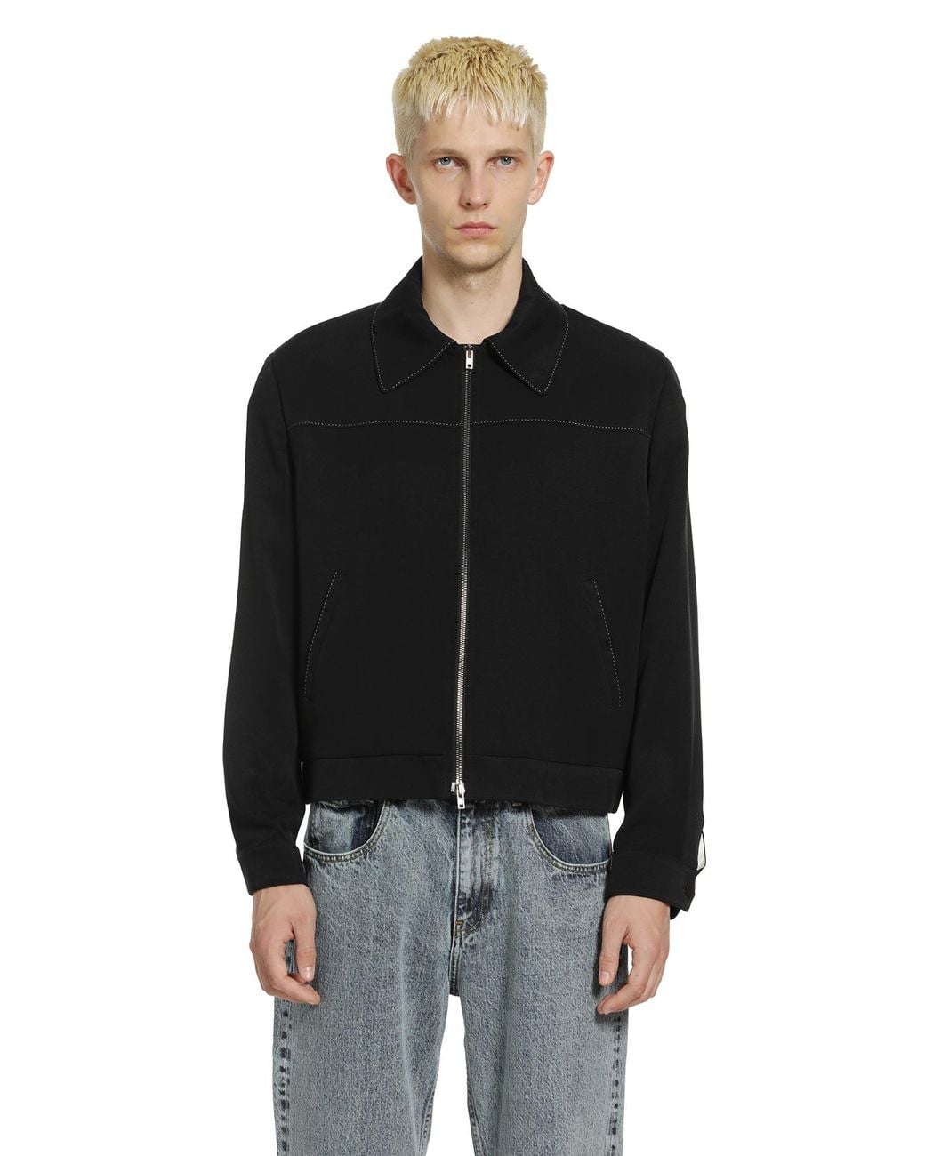 Second Layer Black Herman Jacket for men