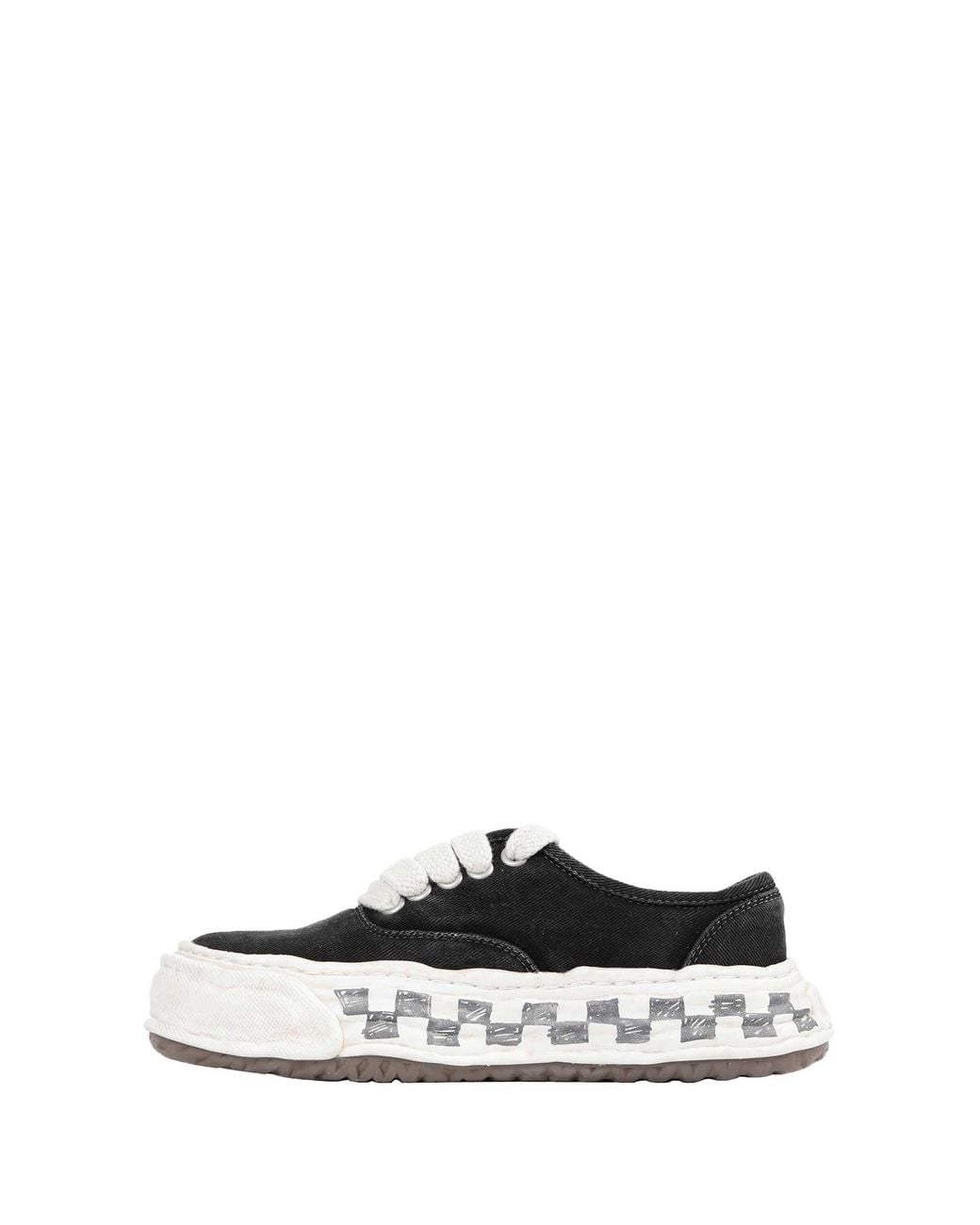 Maison Mihara Yasuhiro White Baker26 Graffiti Sole Sneakers for men