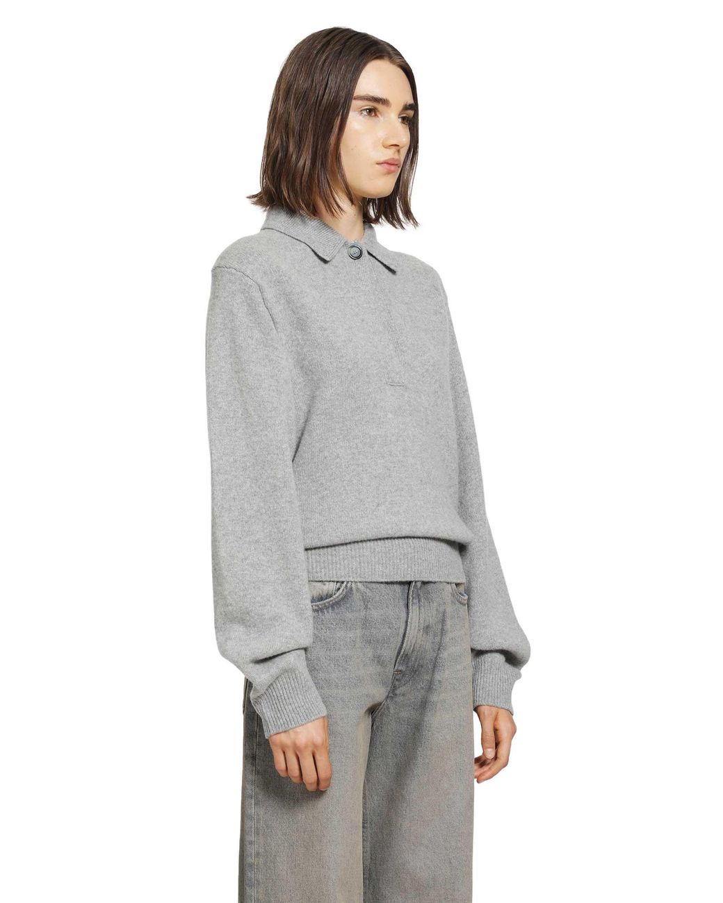 Haikure Gray Ash Relaxed Sweater