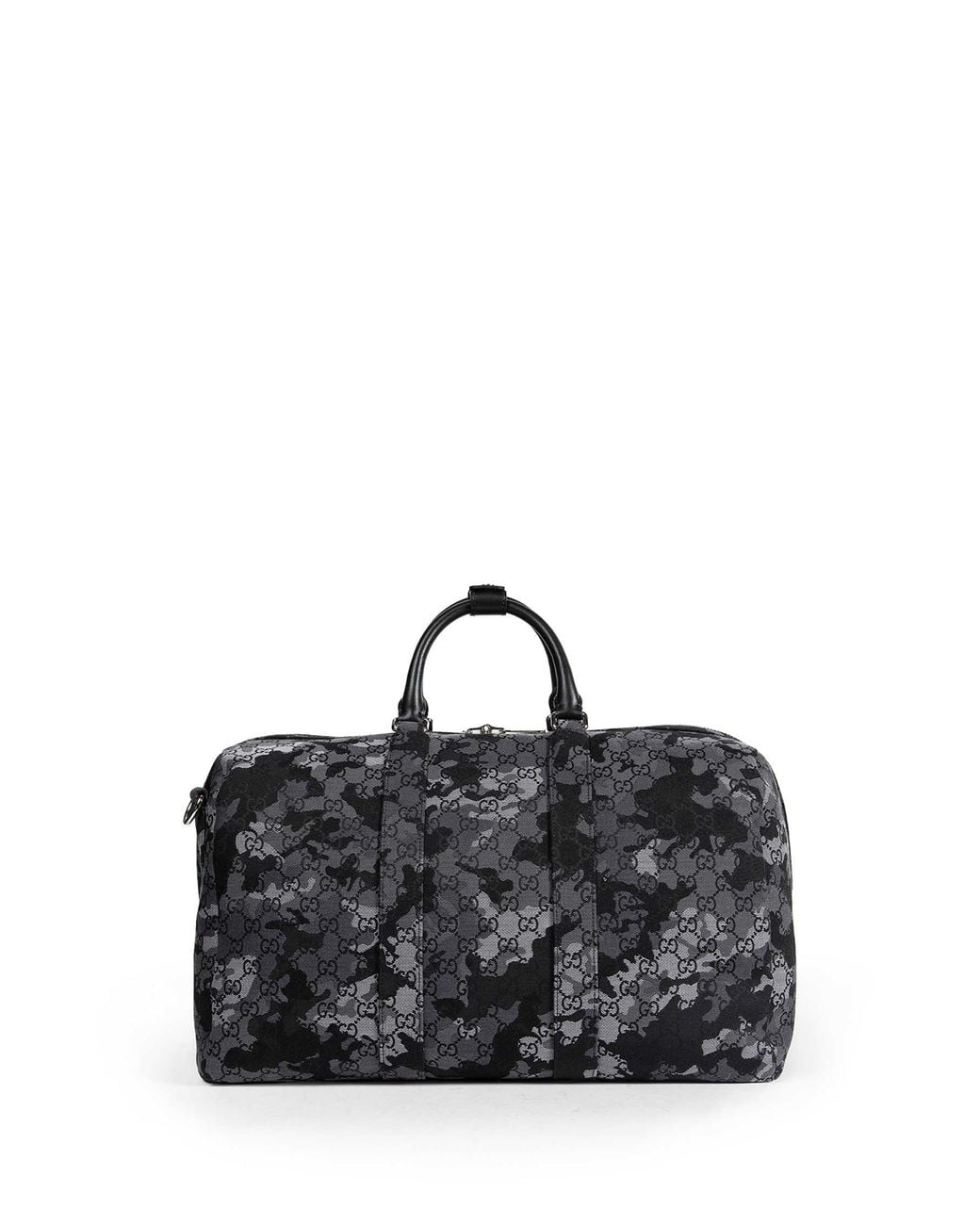 Gucci Black Gg Canvas Large Duffle Bag for men