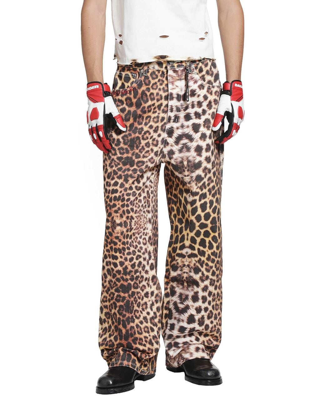 DAGGER Natural Leopard Johnny Jeans for men
