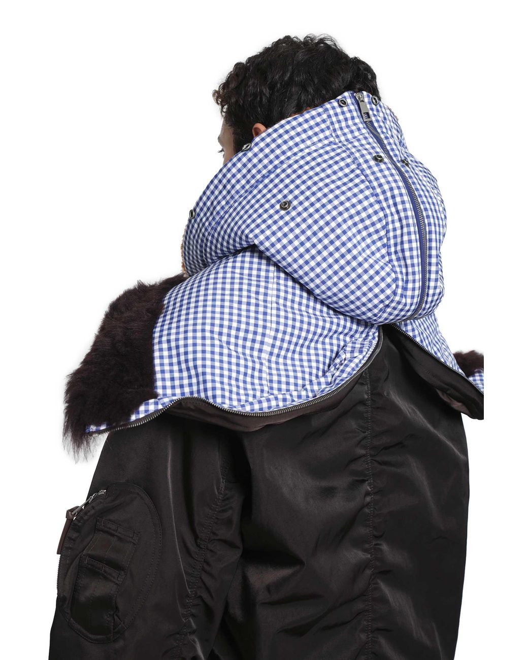 Loewe Black Technical Shell Bomber Jacket