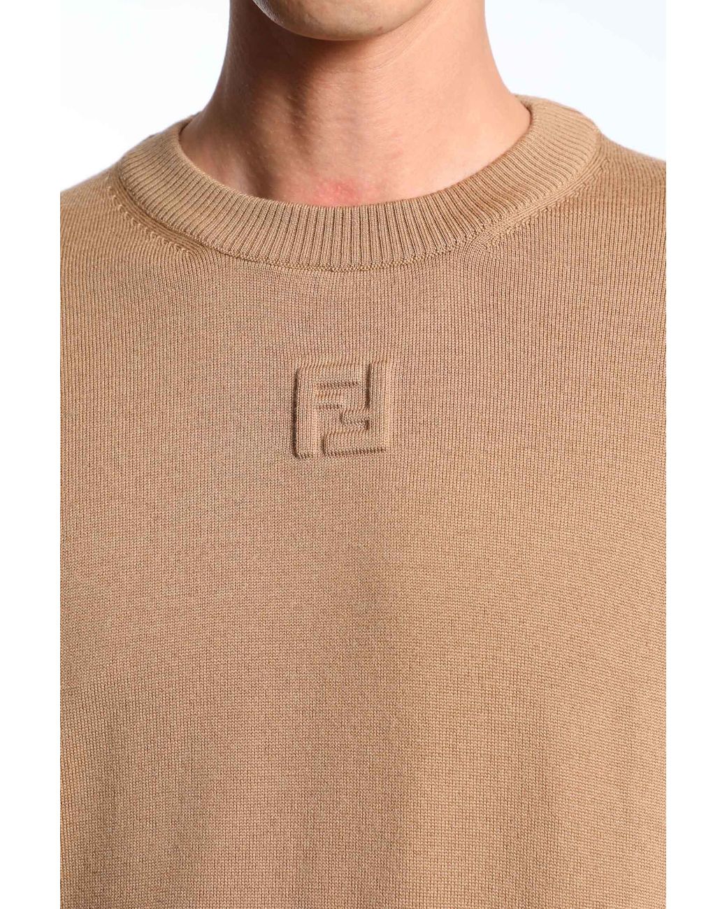Fendi Natural Sweater for men