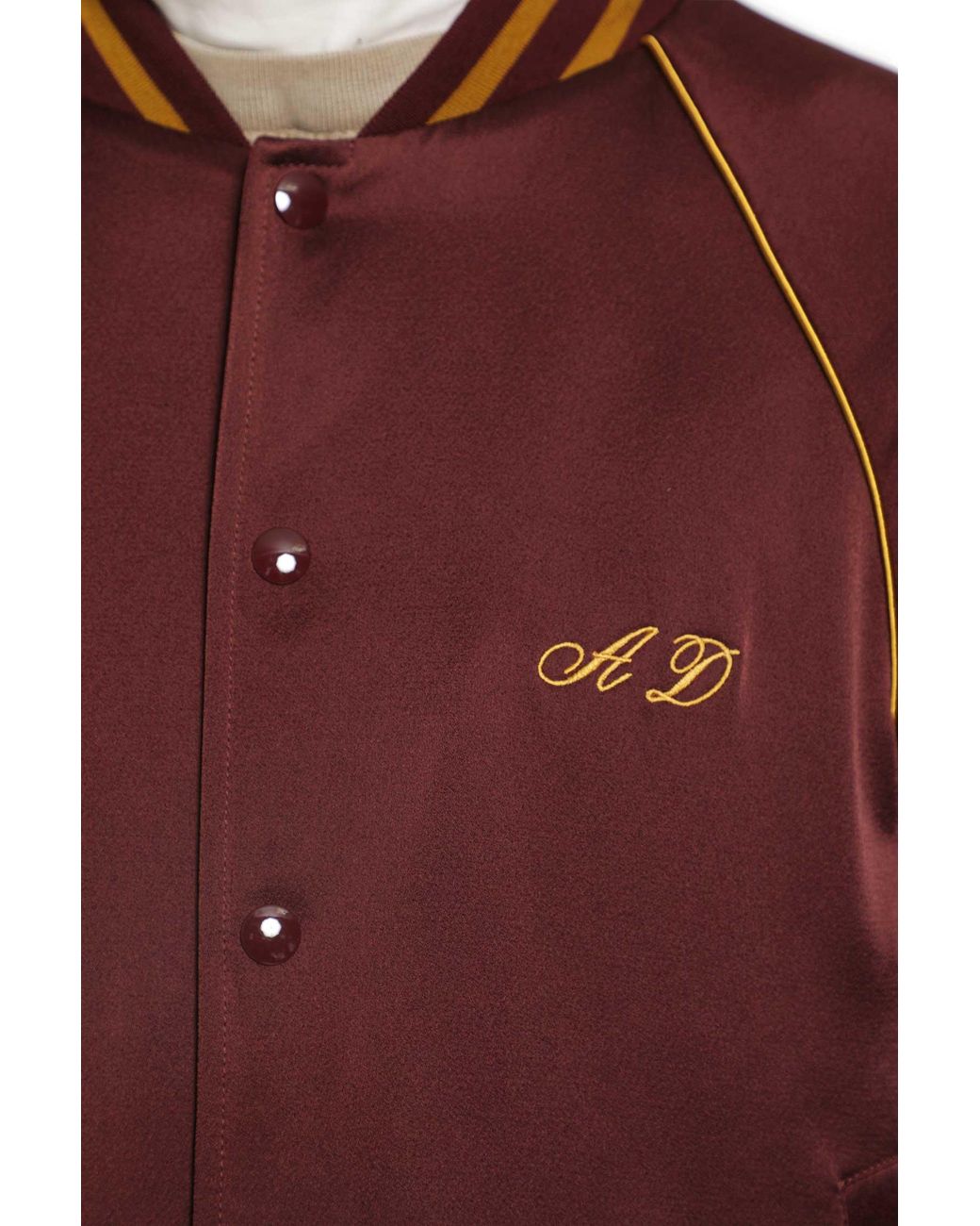 Ann Demeulemeester Red 'Lovers Forever' Bomber for men