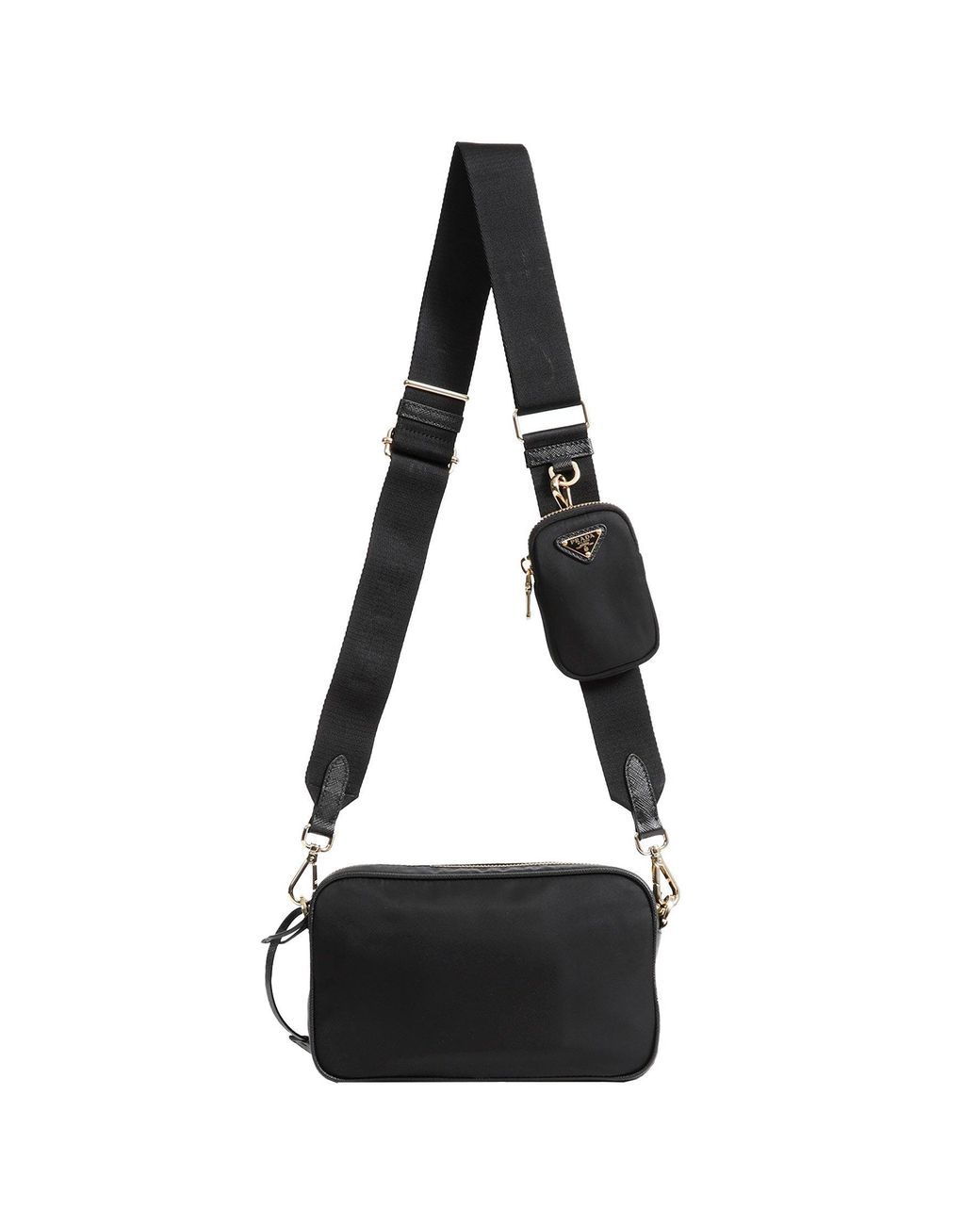 Prada Black Re-Nylon Mini Shoulder Bag