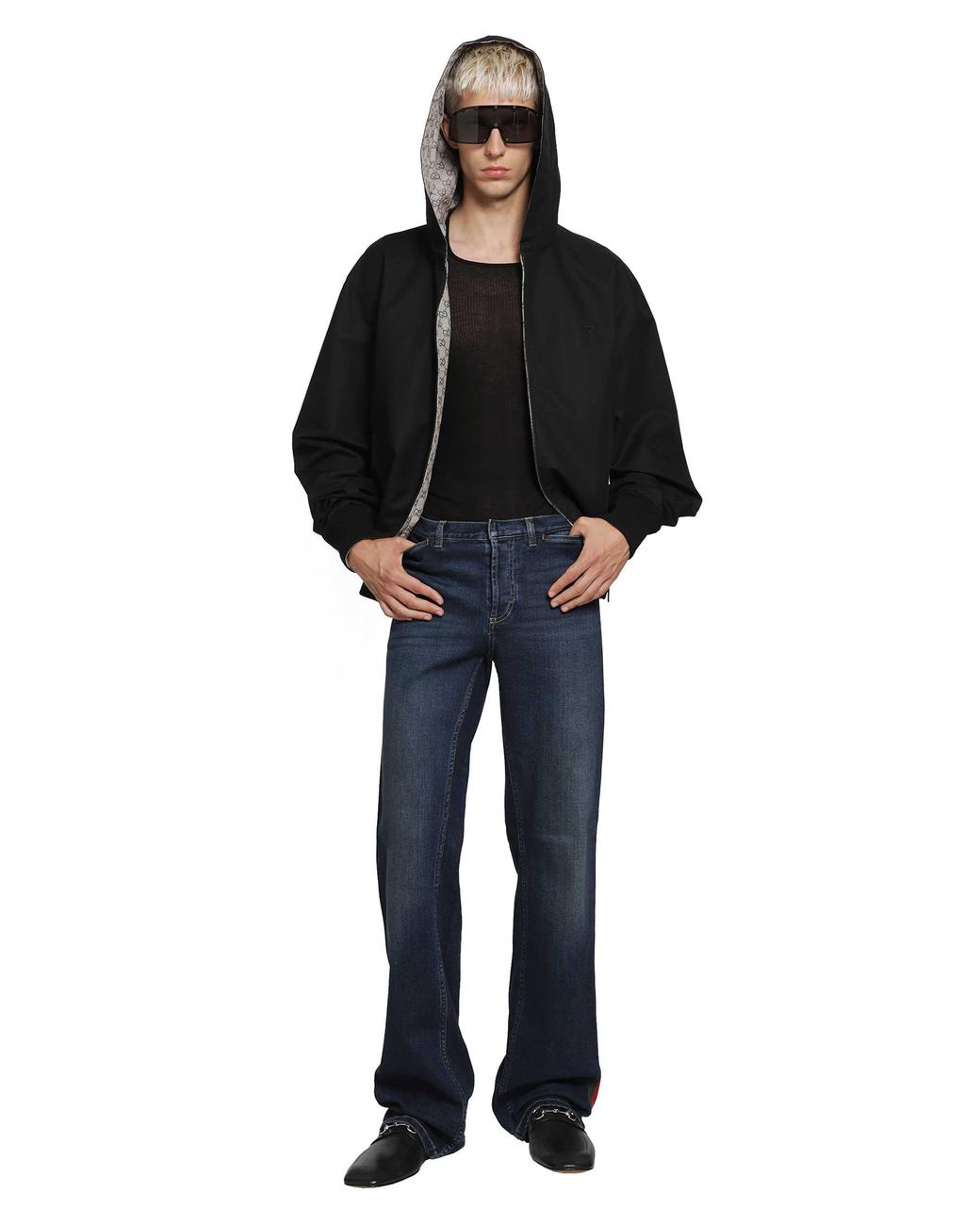 Gucci Black Reversible Zip Jacket for men