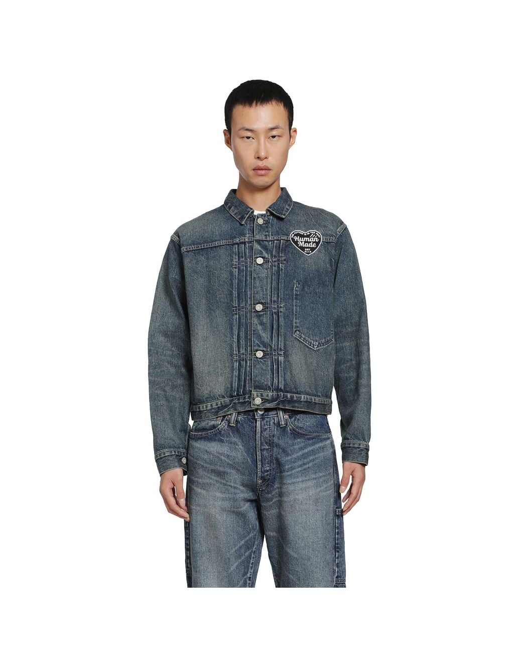 Human Made Blue Future Denim Work Jacket for men