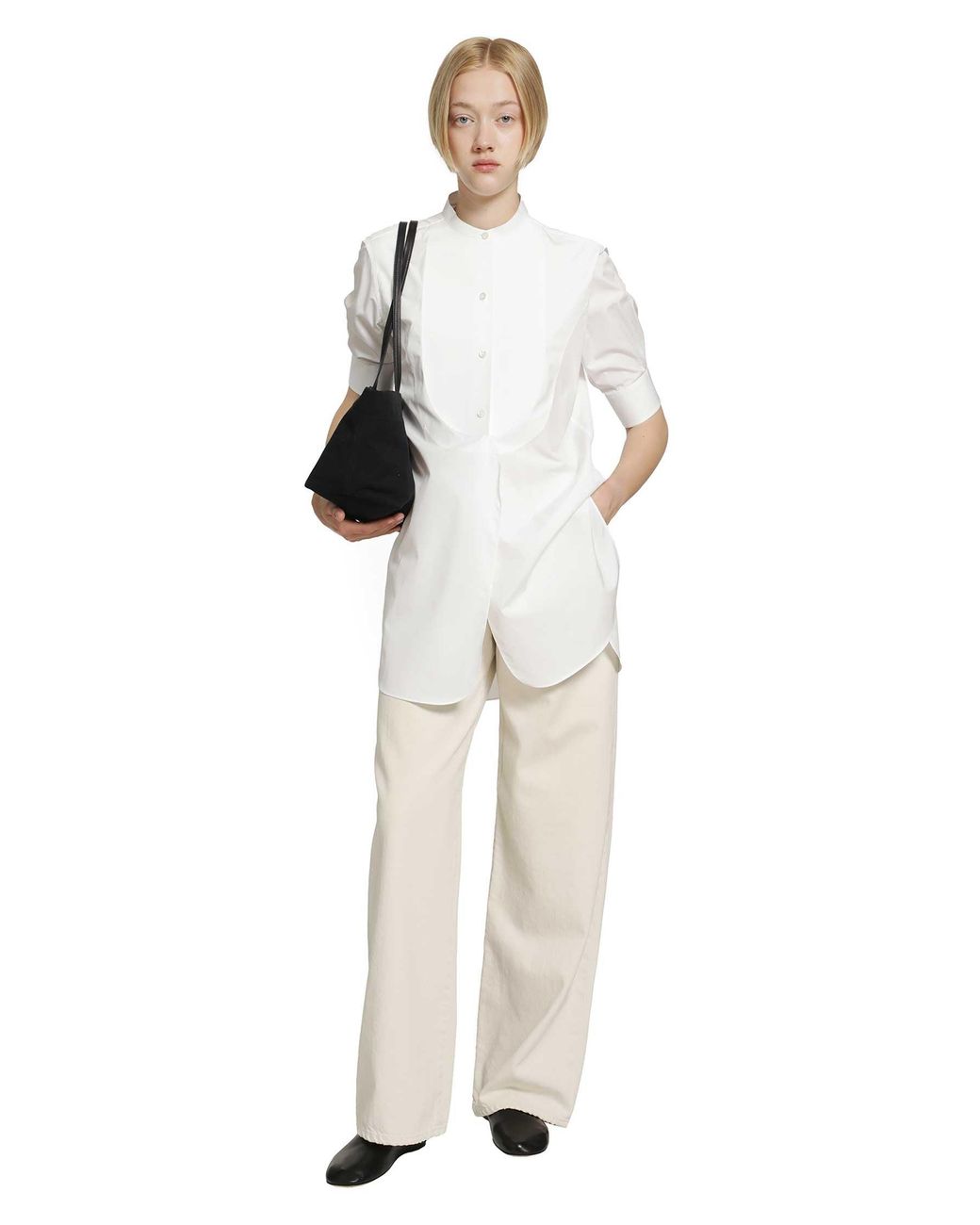 The Row White Elaris Shirt
