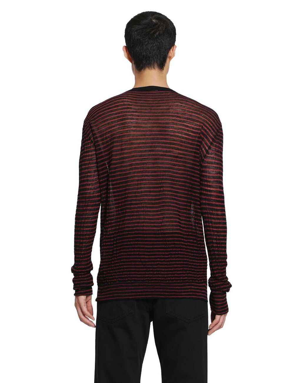 Ann Demeulemeester Red Racin Sweater for men