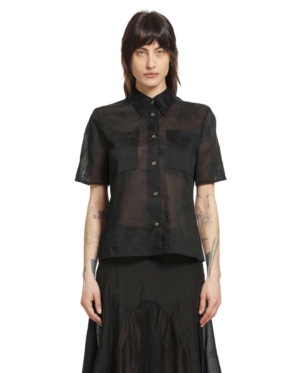 Our Legacy Black X-Ray Shirt