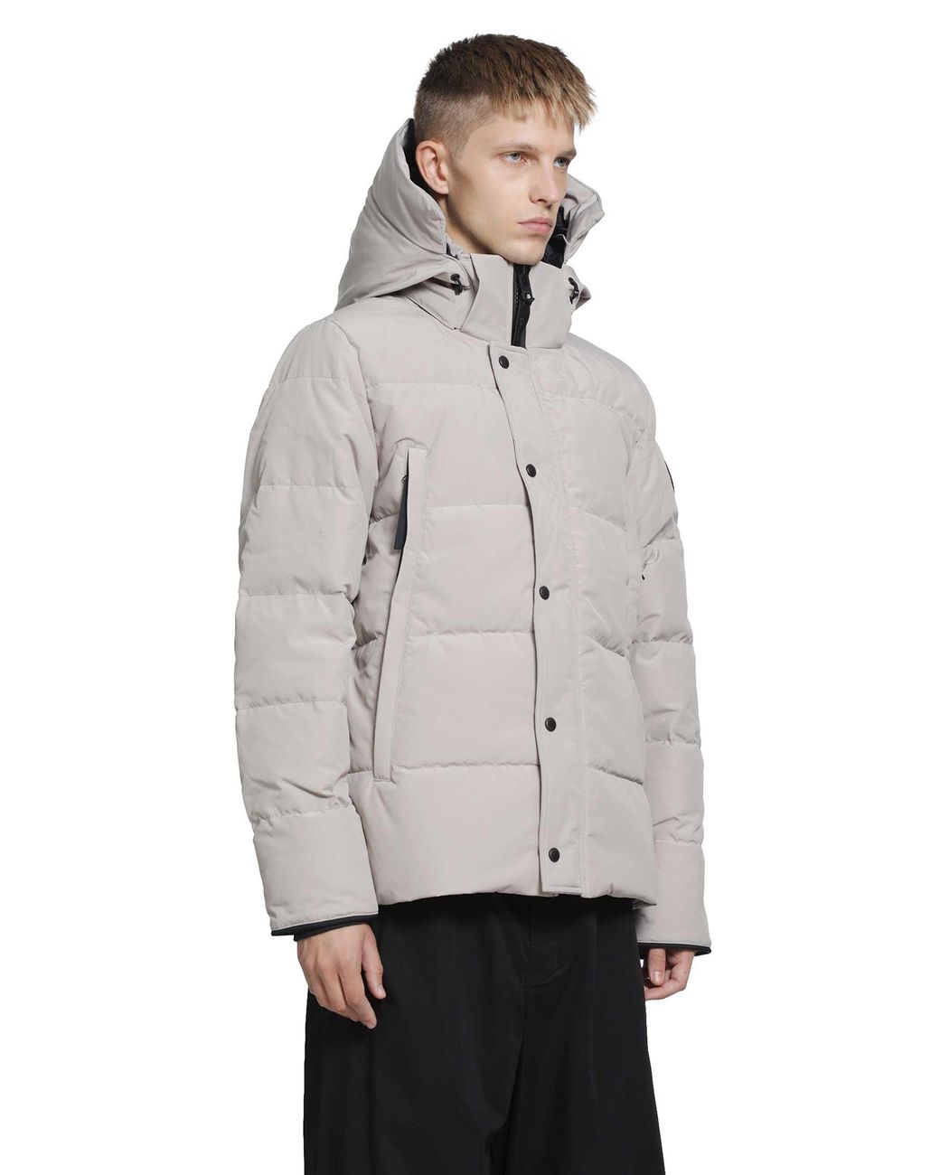 Canada Goose Gray Wyndham Parka Label for men