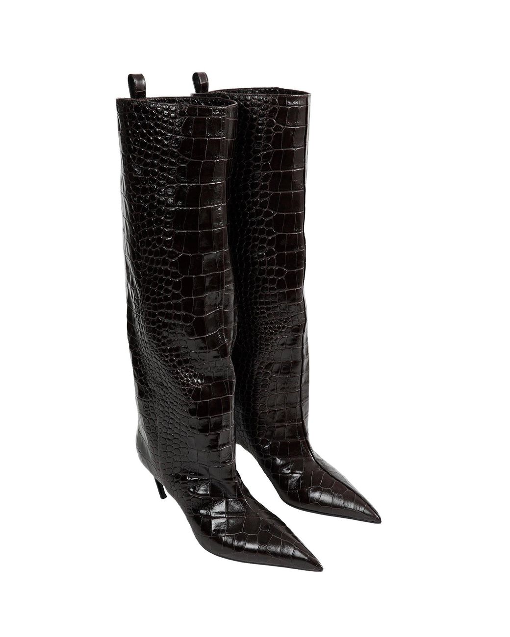 The Attico Black Lea Boots