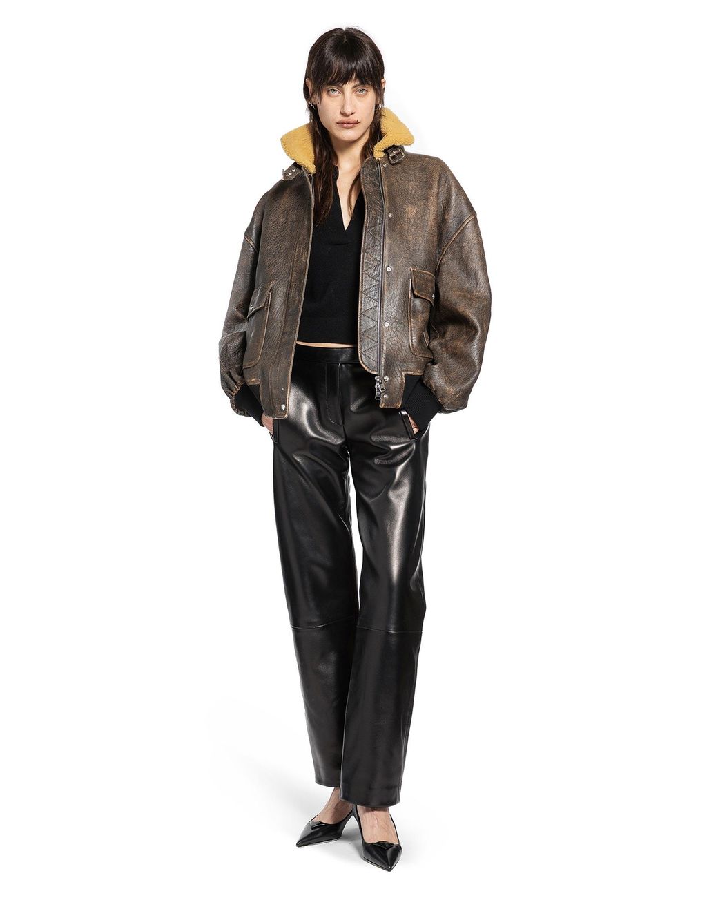 Khaite Black Miles Pants