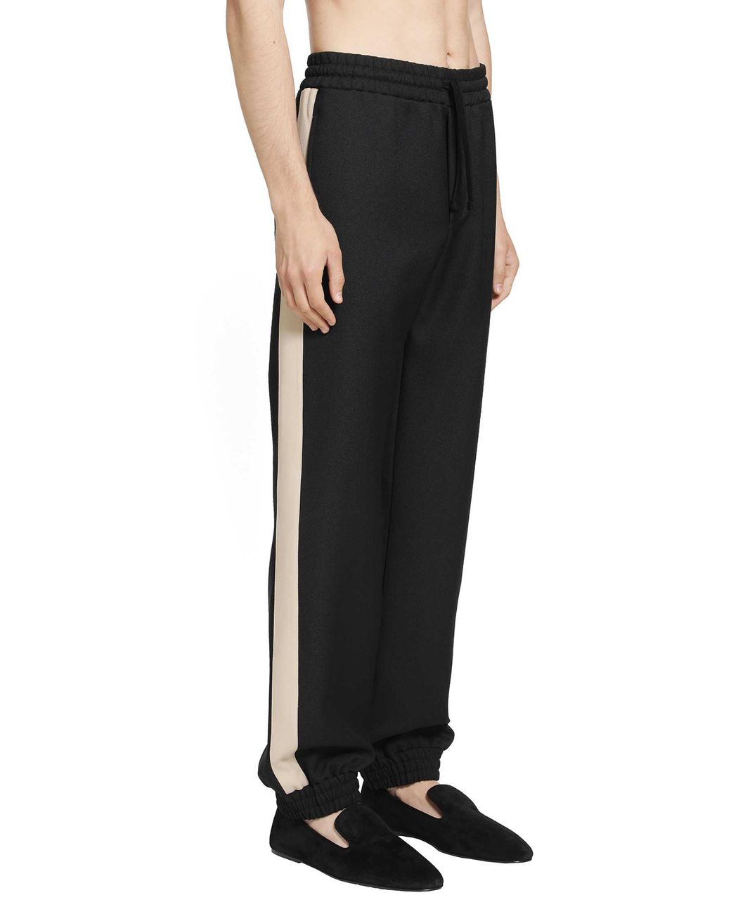 Valentino Black Vlogo Jersey Pants for men