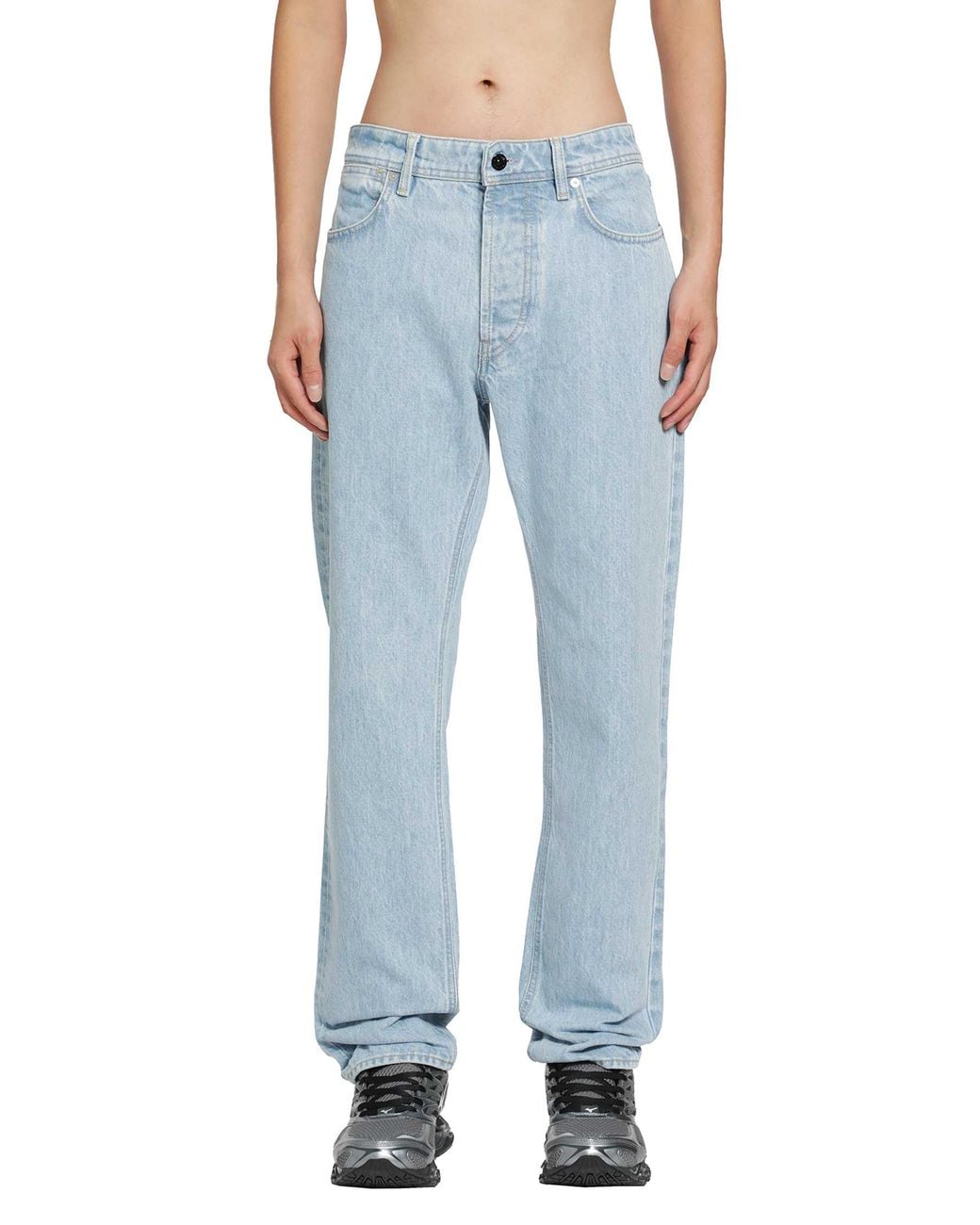 Stone Island Blue J100005 Light Bull Denim Jeans for men