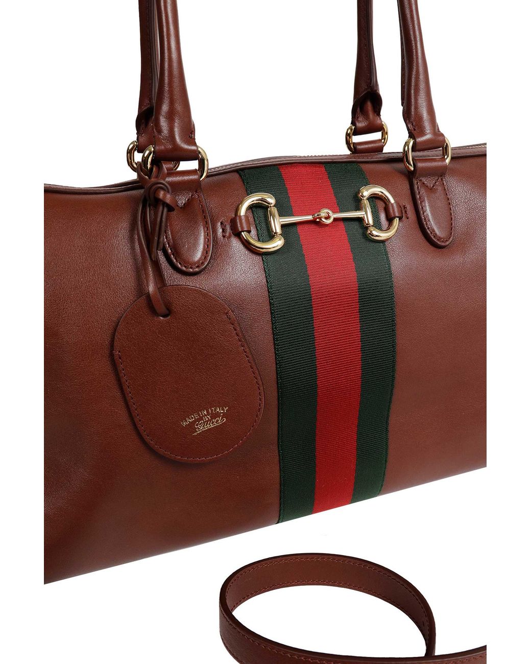 Gucci Red Borsetto Large Boston Bag