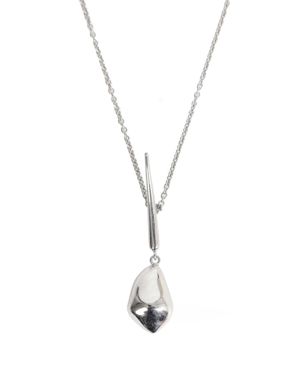 Panconesi Metallic Lacrima Necklace for men