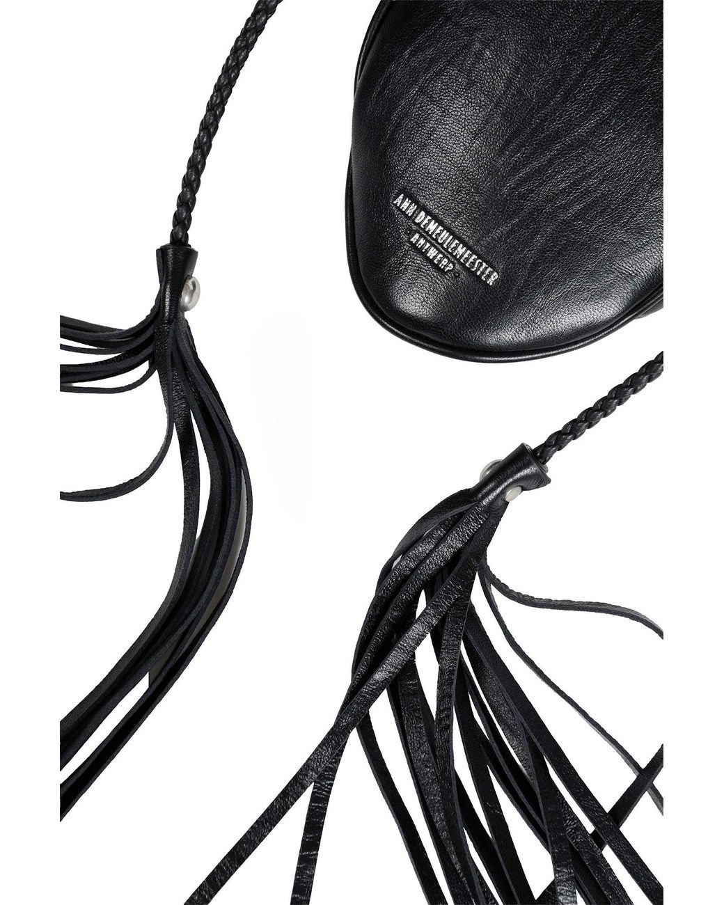 Ann Demeulemeester Black The Kenan Pouch With Tassels