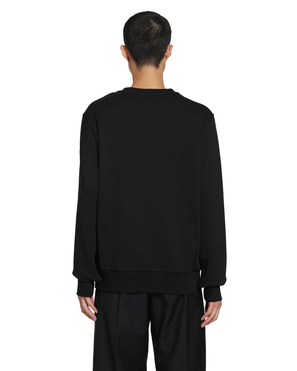 Moncler Black Logo Sweatshirt for men