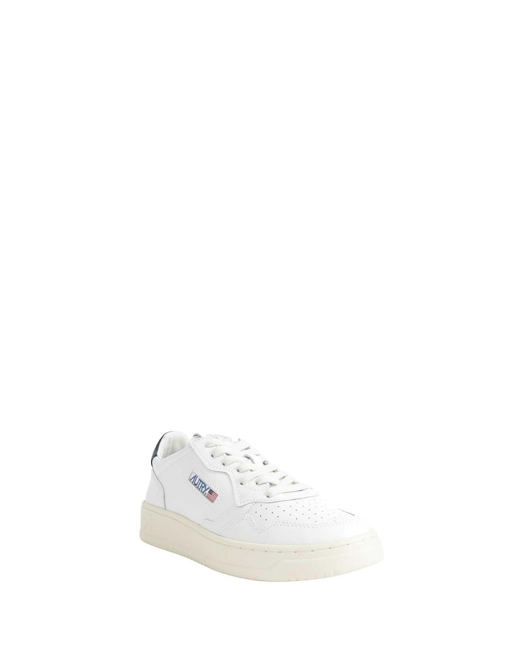Autry White Medalist Low Sneakers