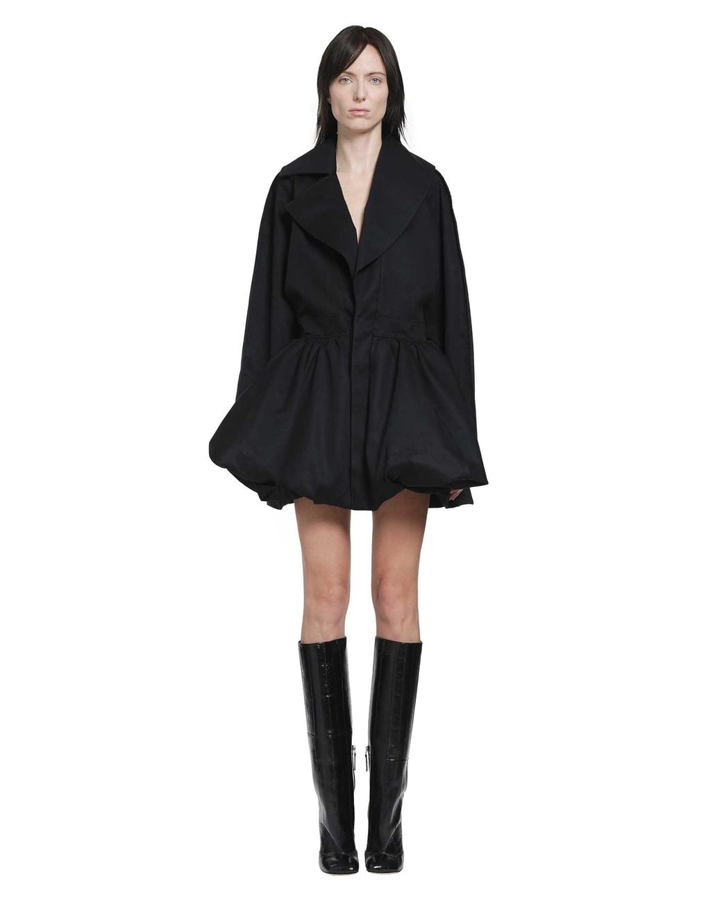 NVL-GARDE Black Trench Dress