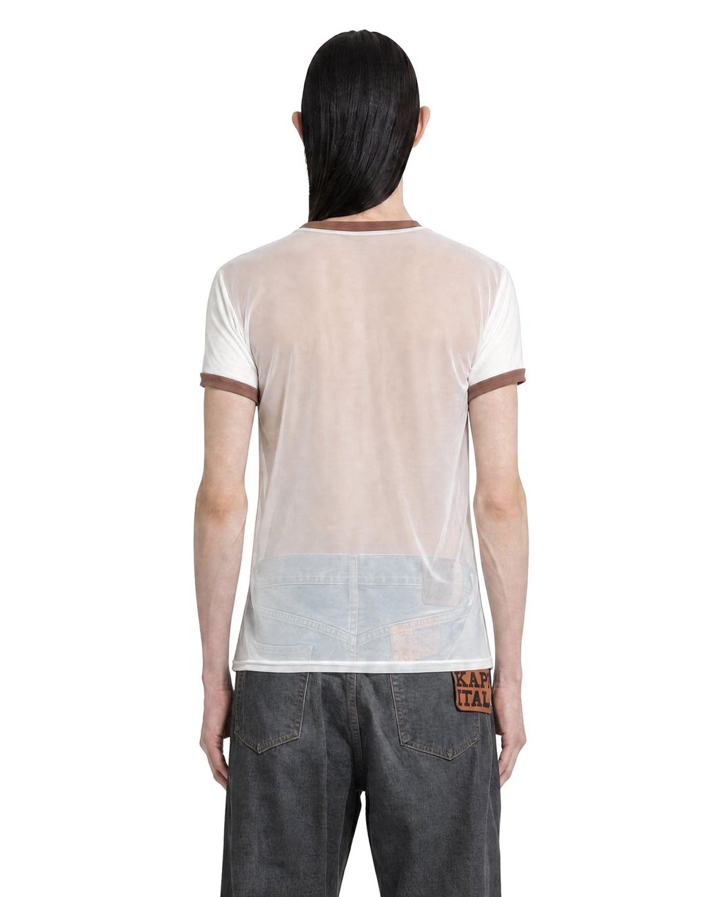 Kapital Gray Sheerjersey X 20/-Jersey Ringer T for men