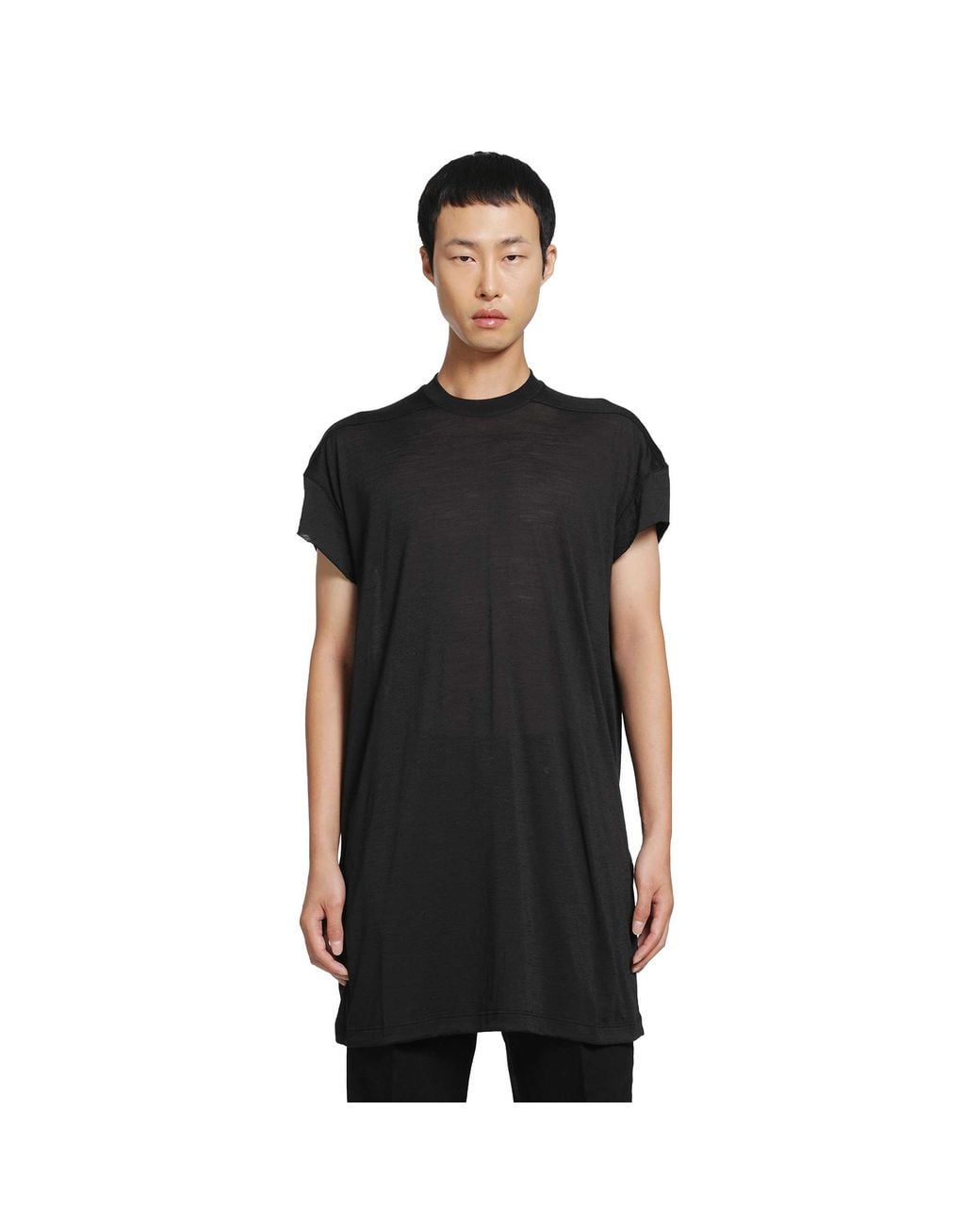 Rick Owens Black Tower Rick Jumbo Ss T for men