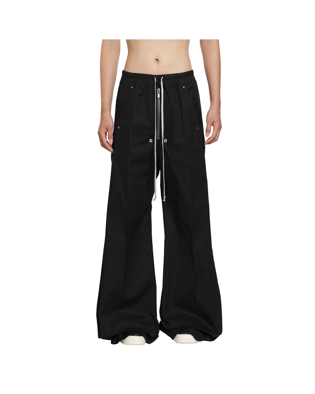 Rick Owens Black Tower Wide Bela Pants for men