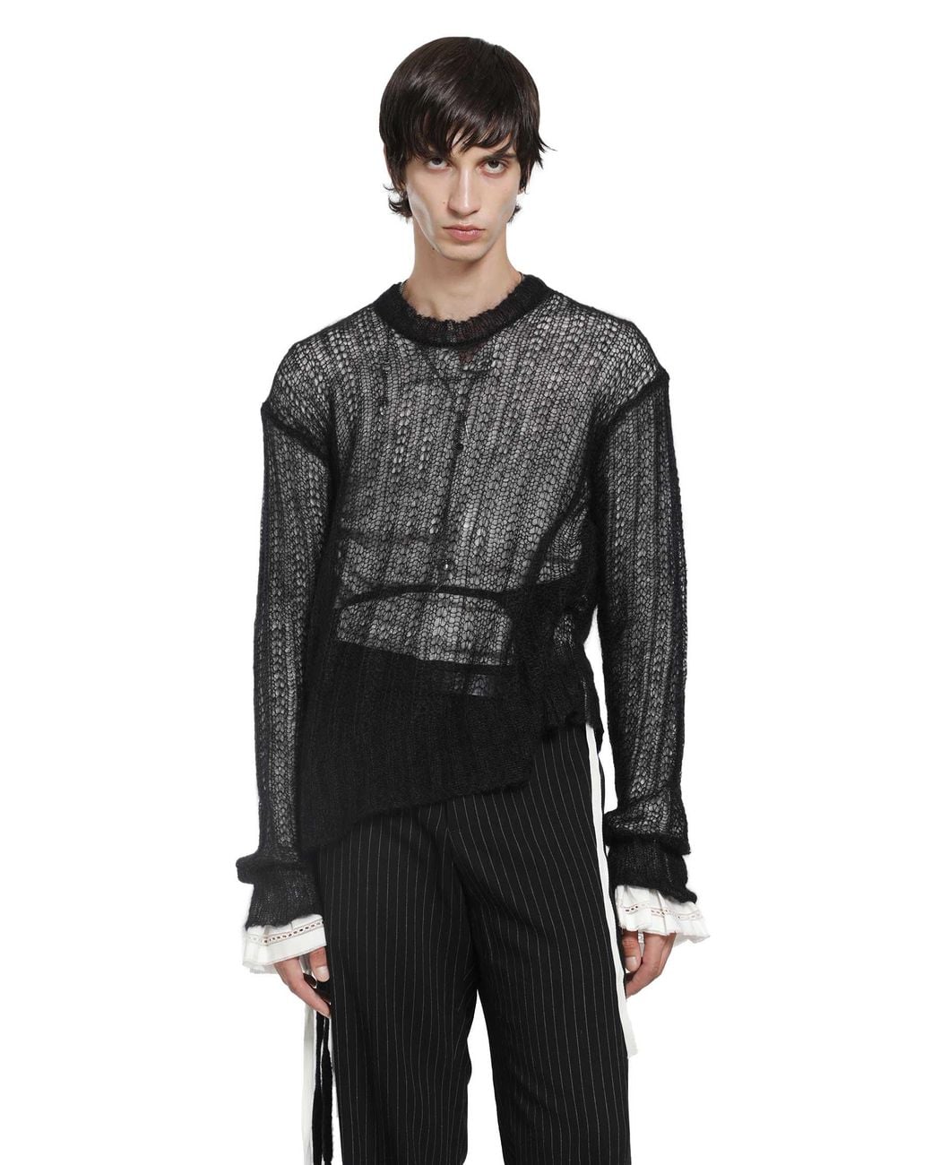 Ann Demeulemeester Black Levar Sweater for men