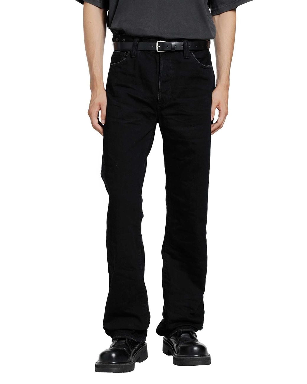 Mastercraft Union Black Showa Relaxed Mayonaka Jeans for men