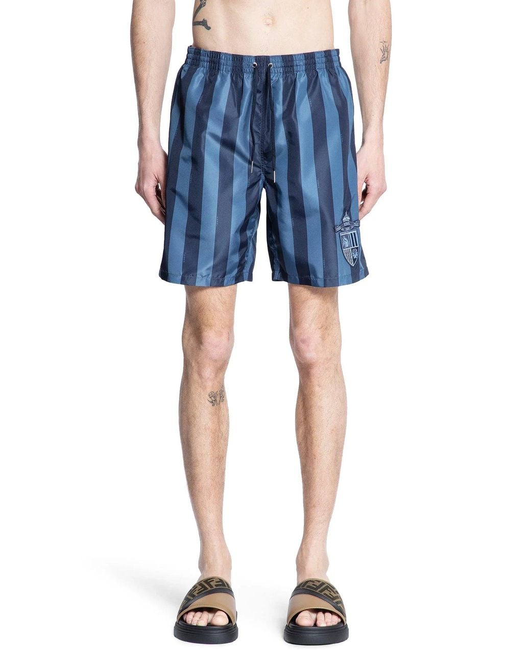 Fendi Blue Swimwear for men