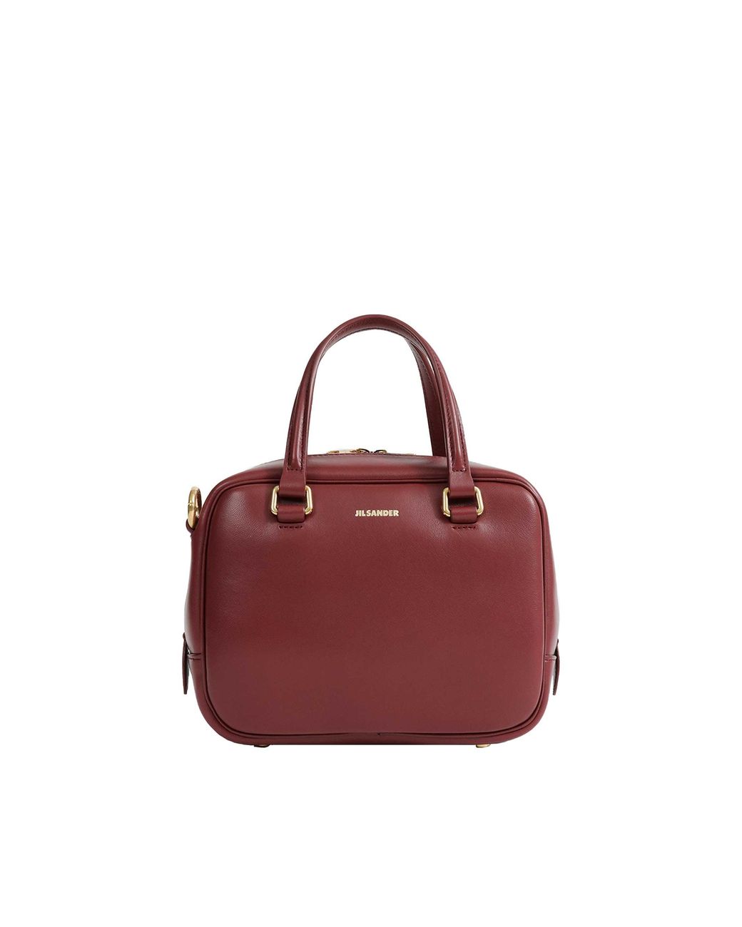 Jil Sander Red Vision Small Top Handle Bag