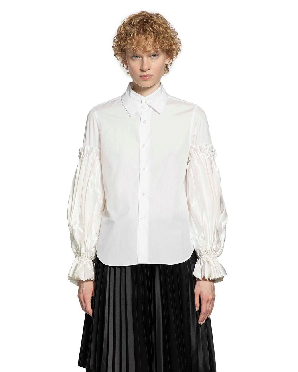 Noir Kei Ninomiya White Layered Top
